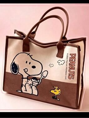 Peanuts | Bags | Snoopy Surfs Up Hawaii Canvas Tote Bag | Poshmark